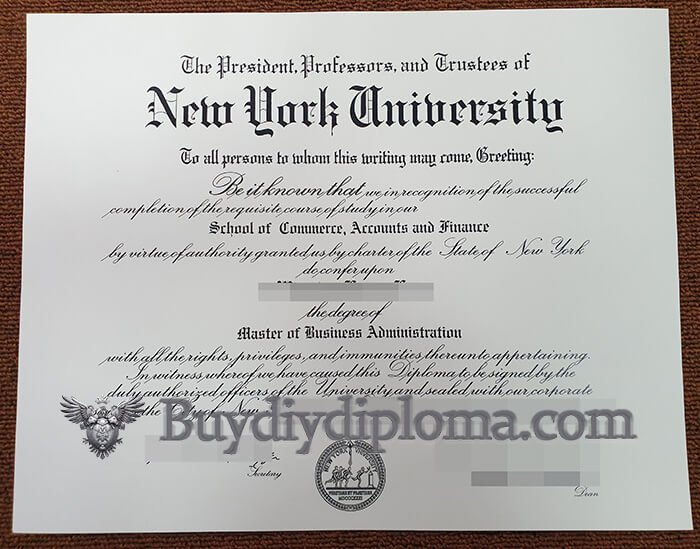 Buying a fake New York University diploma, NYU fake degree maker.