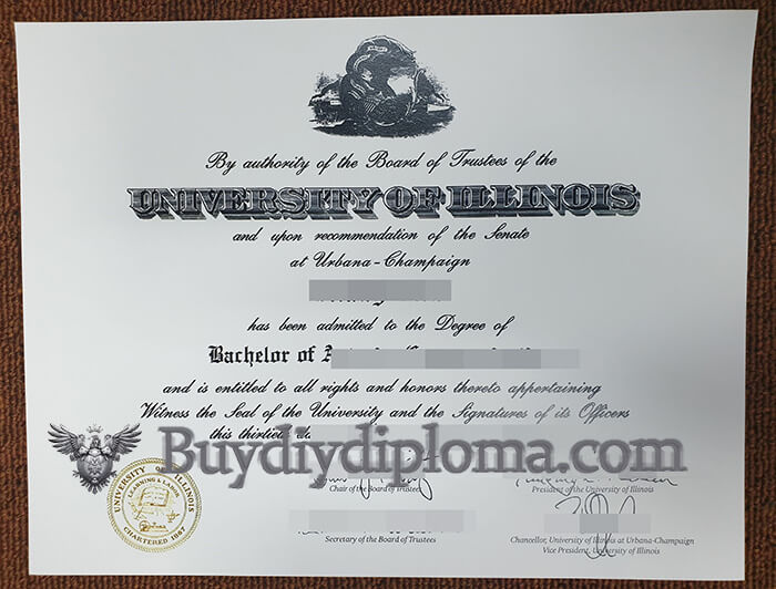 University of Illinois at Urbana–Champaign fake diploma sample, Buy UIUC Fake Diploma