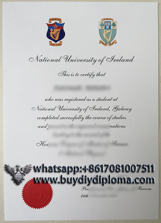 fake National University of Ireland diploma, buy a degree