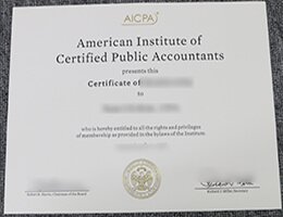 AICPA Certificate