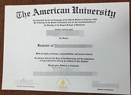 American University diploma