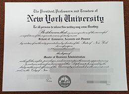 New York University diploma