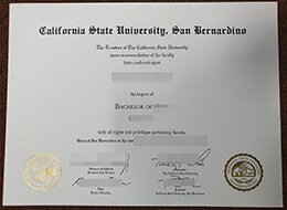 fake CSUSB diploma