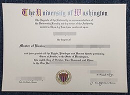 University of Washington diploma