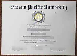 Fresno Pacific University diploma