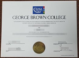 George Brown College diploma