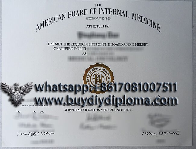 The best website to buy a fake American Board of Internal Medicine degree