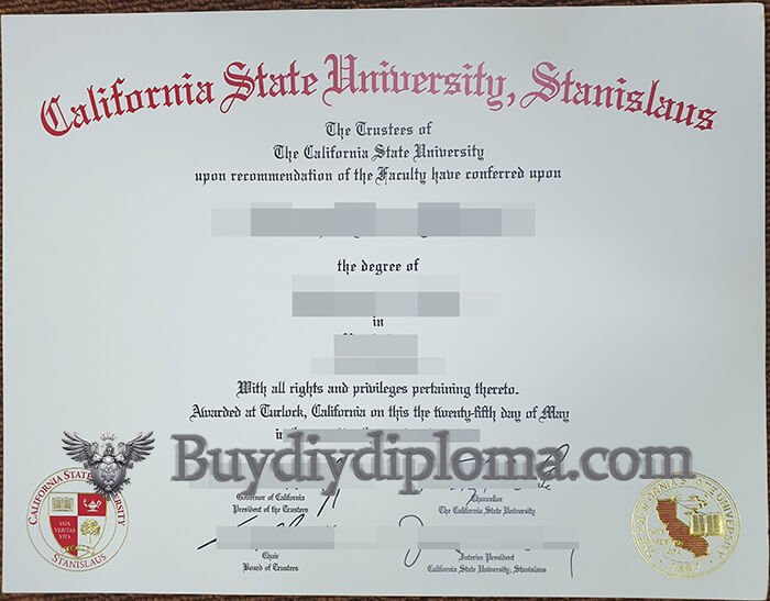 CSU Stanislaus fake degree