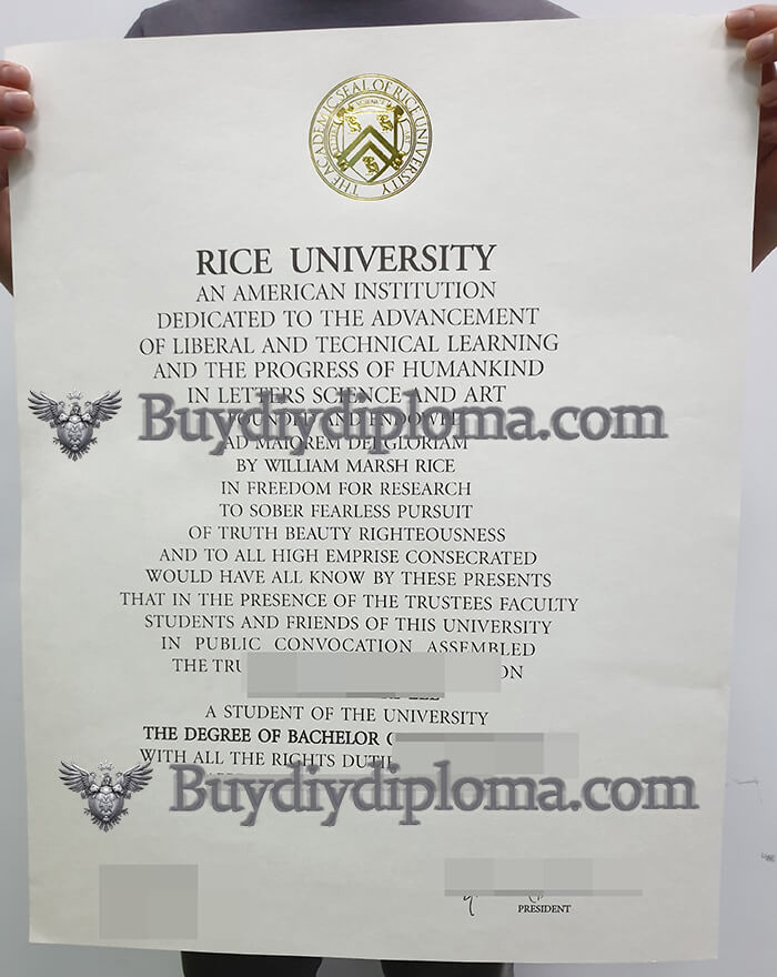 order a fake Rice University diploma? bachelor degree certificate portland state diploma devry university seattle brandman university diploma