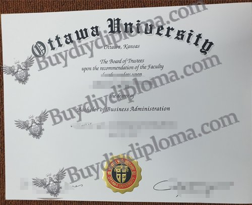 Ottawa University diploma 