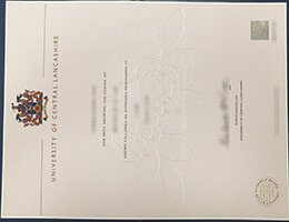 University of Central Lancashire fake diploma