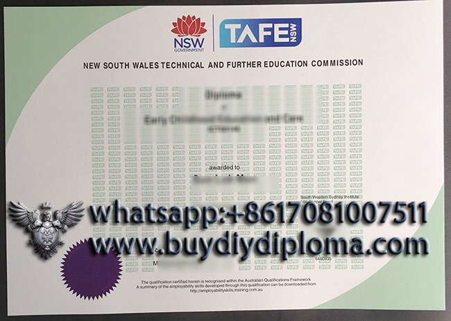 Website That Makes Fake TAFE NSW Certificate？