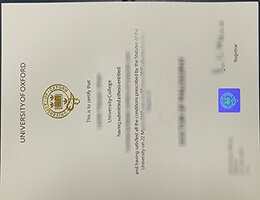 University of Oxford diploma
