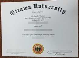 Ottawa University diploma