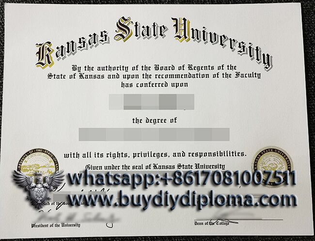 Kansas State University diploma 