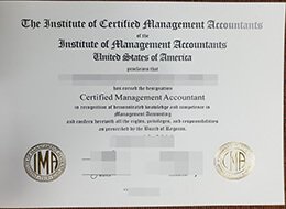 Fake CMA Certificate