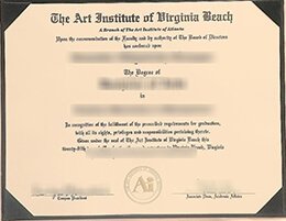 Art Institute of Virginia Beach diploma
