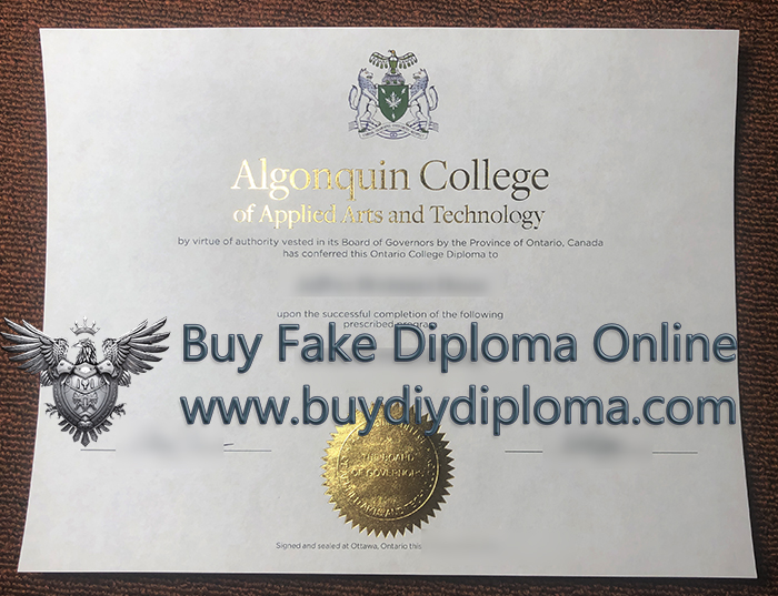 Algonquin College diploma 2023