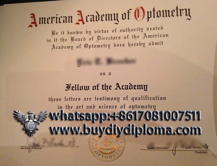 Easy way to get a fake AAO certificate in America, buy US certificate