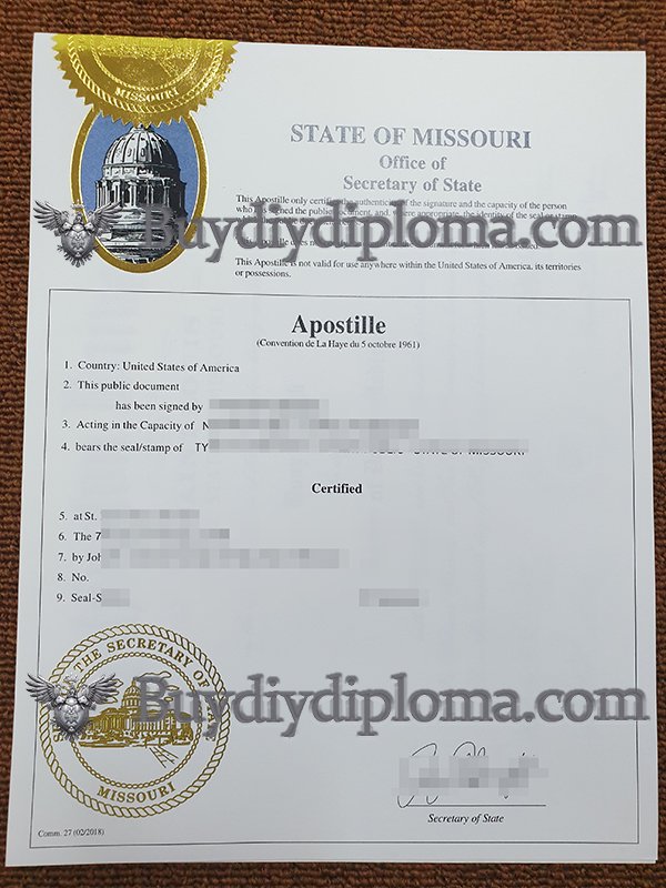 buy a fake Apostille Convention certificate in the USA