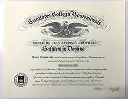 Boston College fake diploma