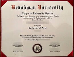 Brandman University fake diploma