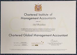 fake Chartered Global Management Accountant certificate, fake CGMA certificate