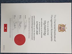 CIMA certificate