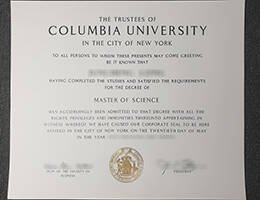 COLUMBIA UNIVERSITY FAKE DIPLOMA