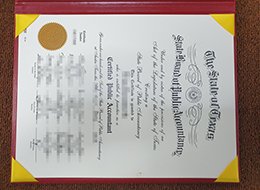 Texas CPA Certificate