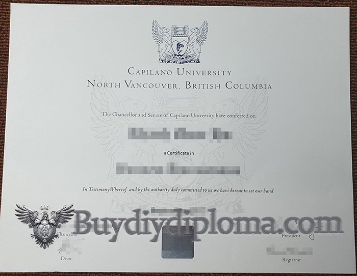 How much it cost to buy fake Capilano University diploma
