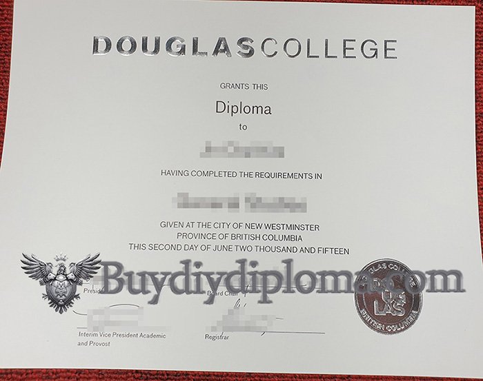 What's the fees to make a fake Douglas College diploma