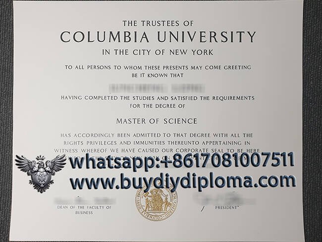 Buy A Fake Columbia University Diploma