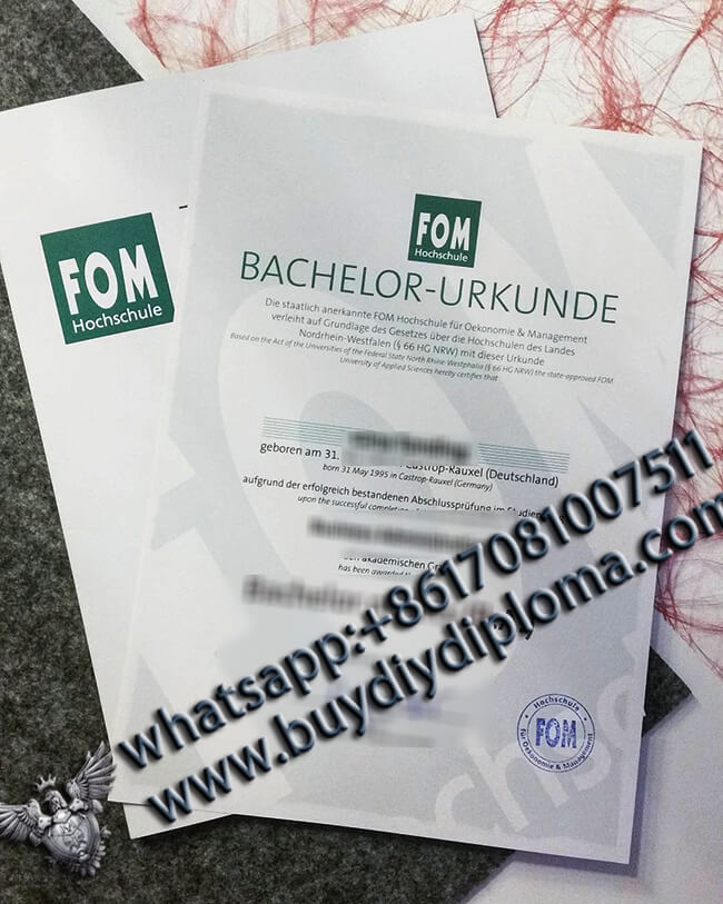 How to Purchase a High Quality FOM Hochschule Diploma(BA Degree 2021)?