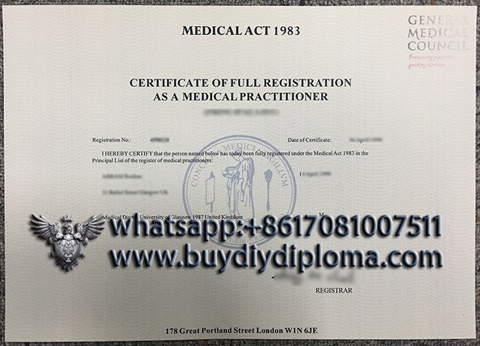 Ideas to get a fake General Medical Council(GMC) certificate online