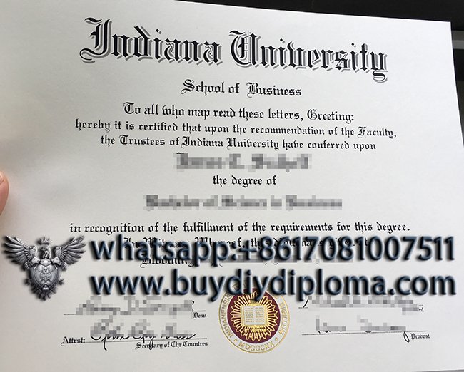 Fake Indiana University diploma, how to make IU degree