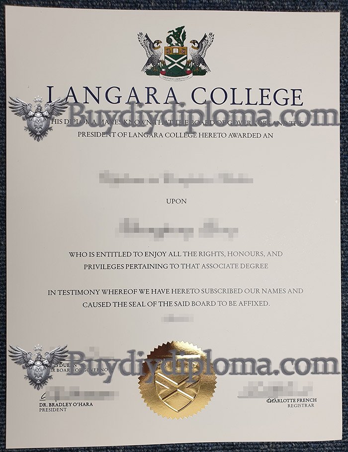 Methods to get a fake Langara College diploma in 7 days