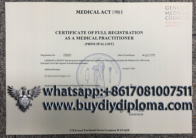How to buy a fake Certificate of Full Registration As A Medical Practitioner