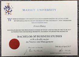 Massey University diploma