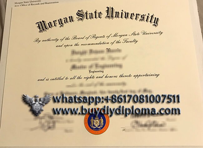 Morgan State University Diploma