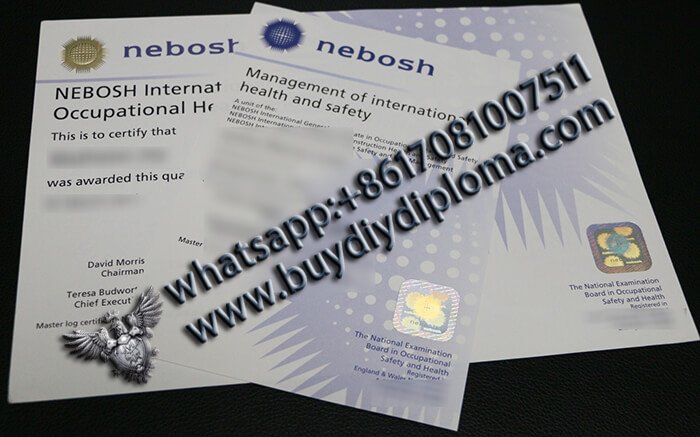 Buy Fake NEBOSH IGC Certificate Online?