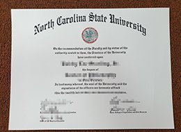 North Carolina State University diploma