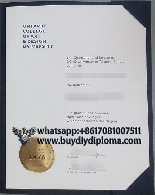 Ontario College of Art & Design University diploma, Buy fake OCAD University degree