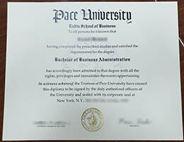 PACE University fake diploma