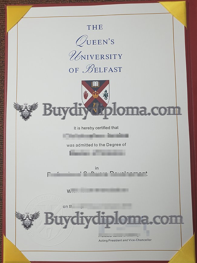 get a fake Queen's University Belfast degree online