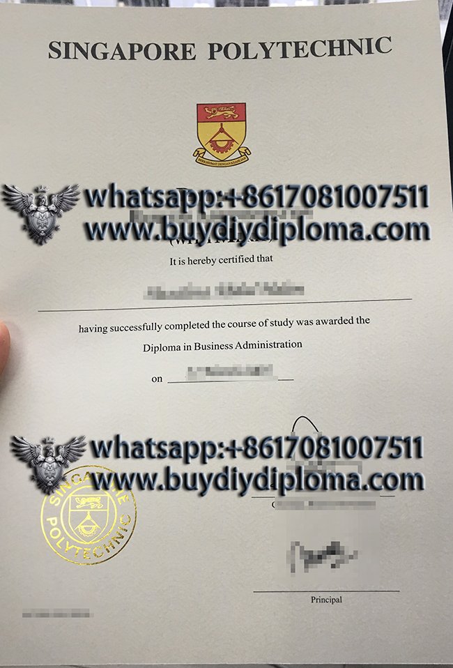 Buy a fake Singapore Polytechnic degree online, order a fake SP diploma