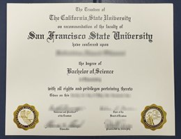 San Francisco State University fake diploma