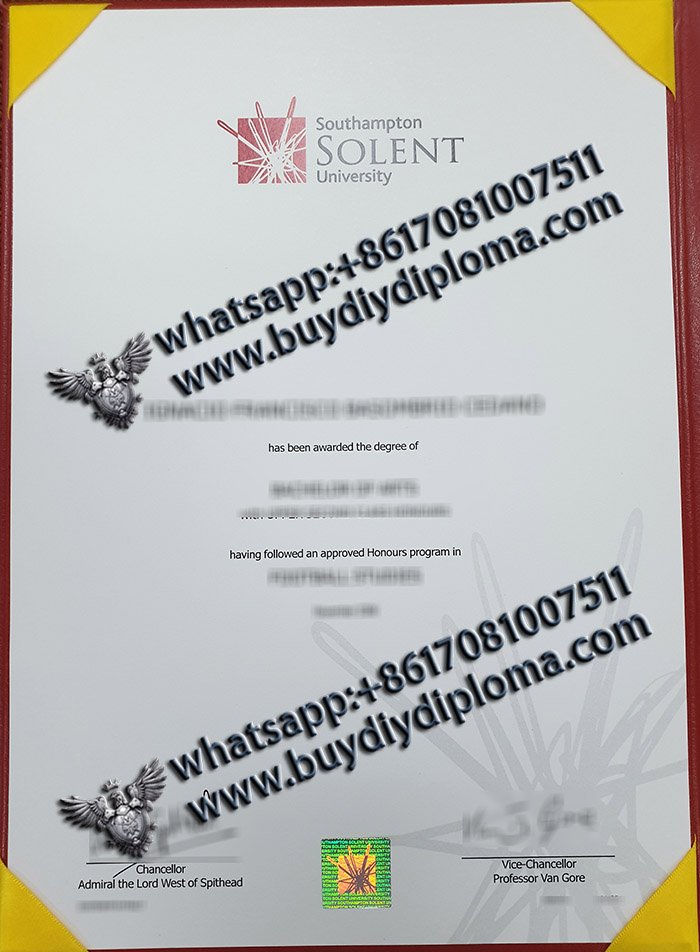 fake Solent University degree in UK