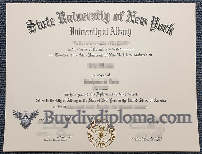 Fake State University of New York at Albany diploma, buy SUNY Albany degree