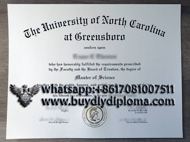 Buy The University of North Carolina At Greensboro Fake Degree